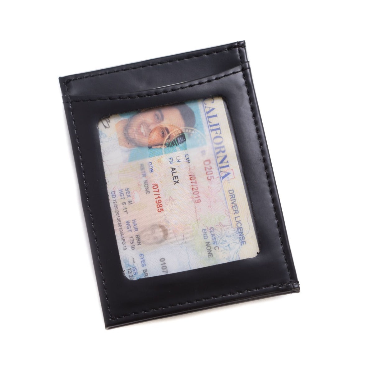 Cooper leather money clip & wallet with ID