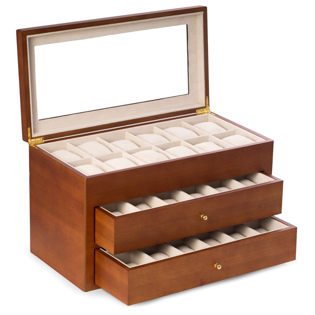 "Duke" Watch Box- Brown
