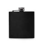 Vincent Matte Black 6oz Flask with Captive Cap