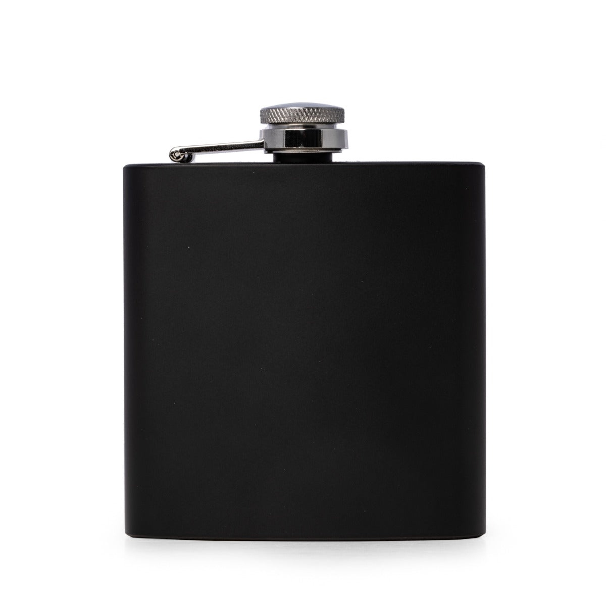 Vincent Matte Black 6oz Flask with Captive Cap