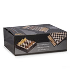 Nolan Carbon Fiber & Mother of Pearl Design Chess Set