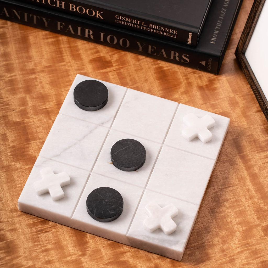 Marble Tic Tac Toe Set