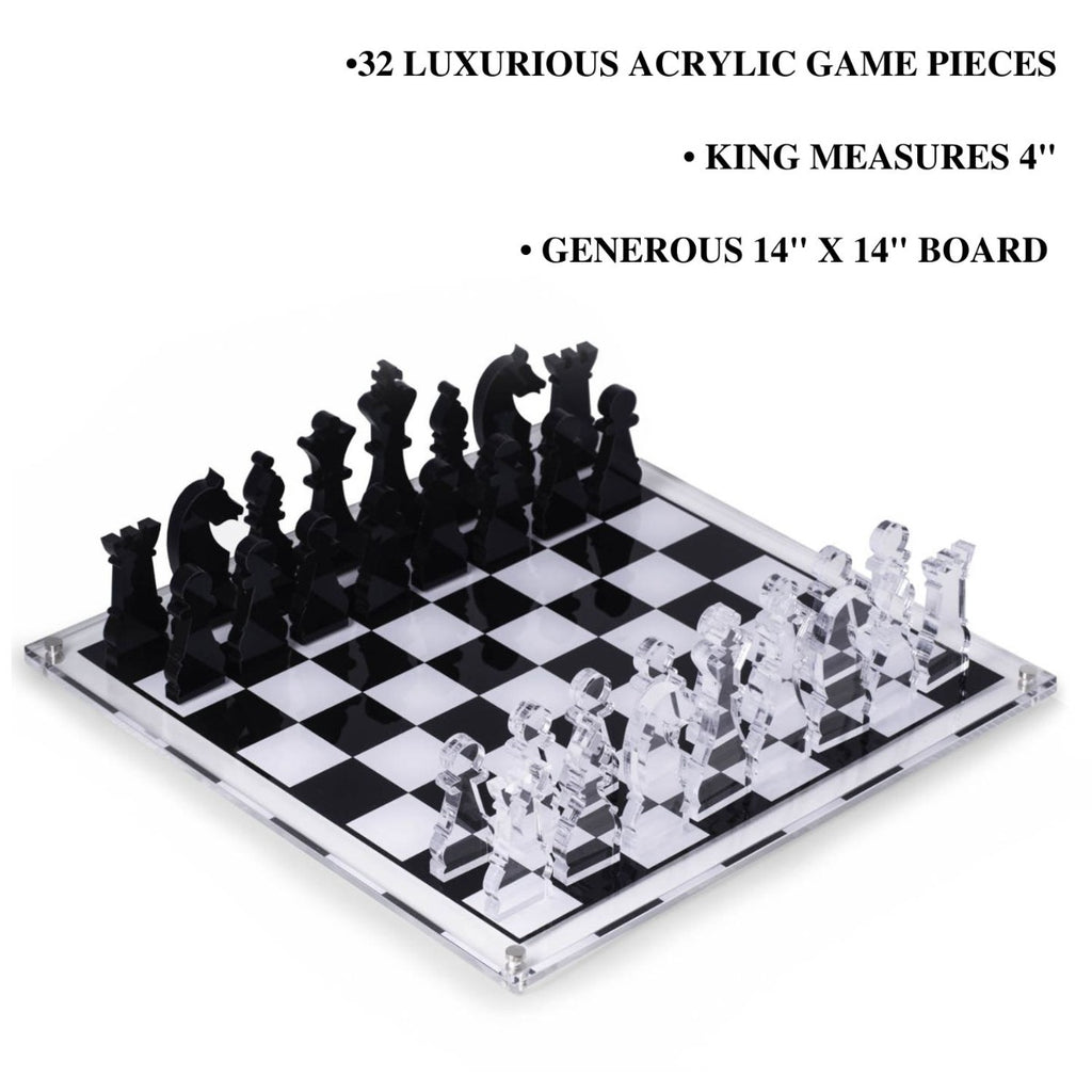 Charlie Acrylic Chess Set