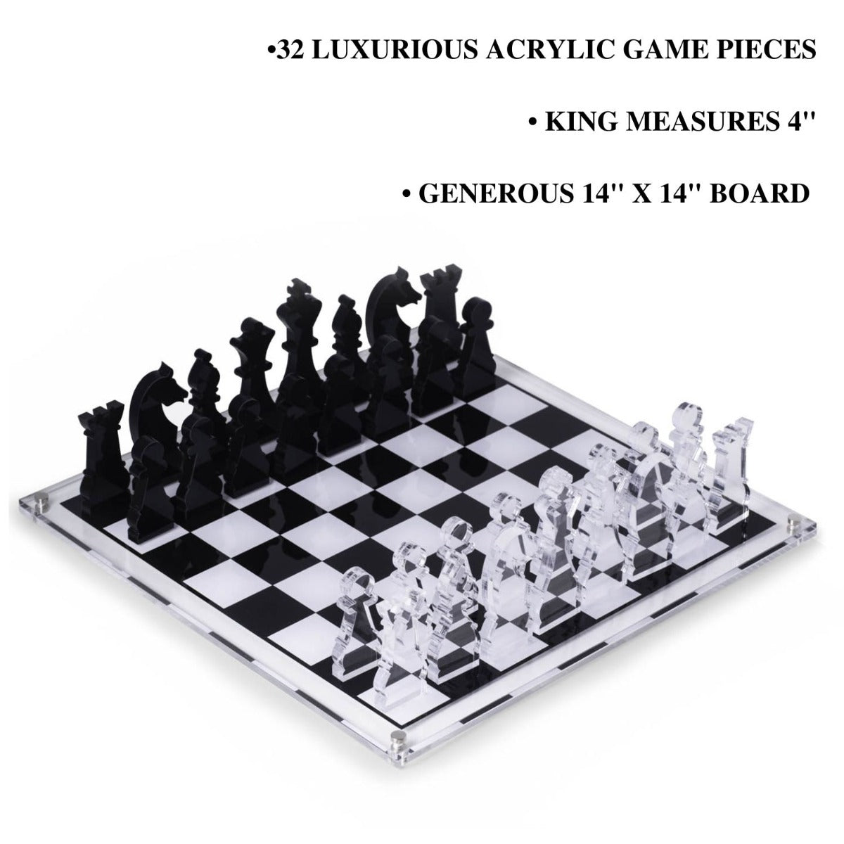 Charlie Acrylic Chess Set