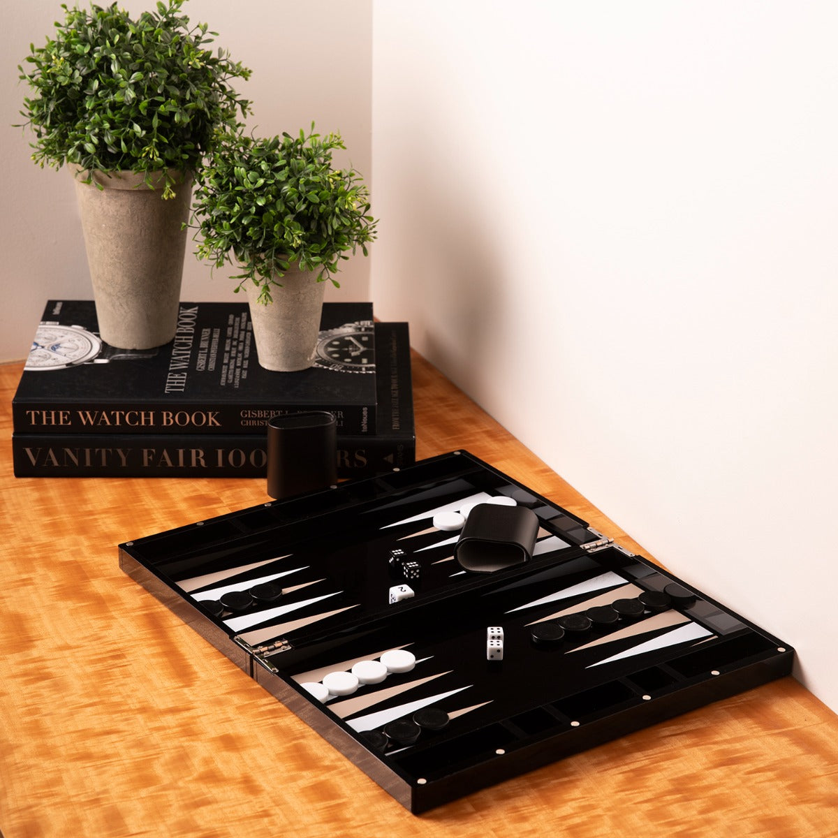 Damien Acrylic Backgammon Set