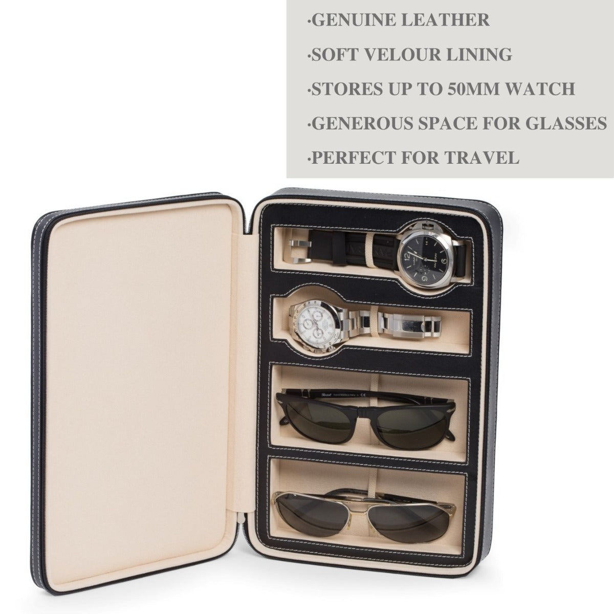 Francis Travel Case- Black