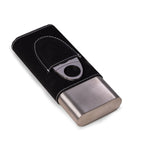Harrison Black Leather Cigar Case