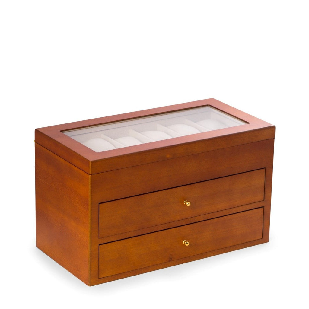 "Duke" Watch Box- Brown