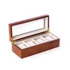 Theo Four Watch Box, Brown