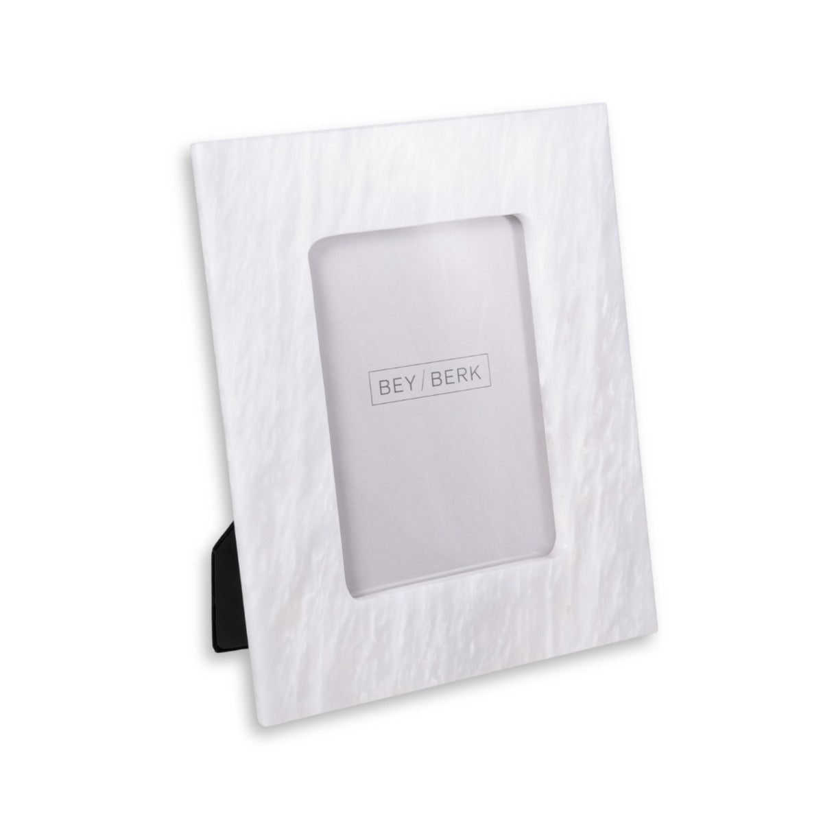 Talin White Genuine Marble 4" x 6" Picture Frame