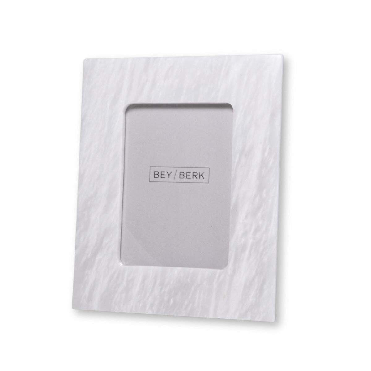 Talin White Genuine Marble 5" x 7" Picture Frame