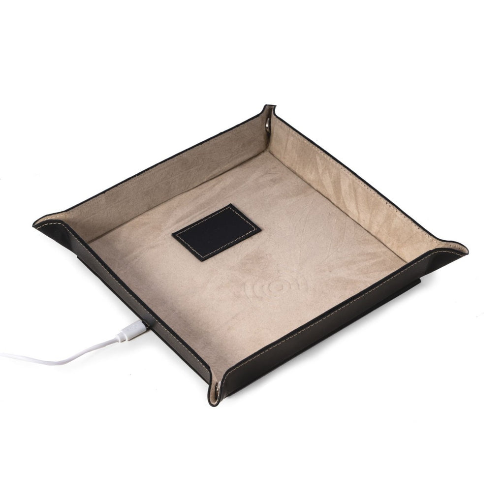 Robert Leather Valet with Wireless Charger