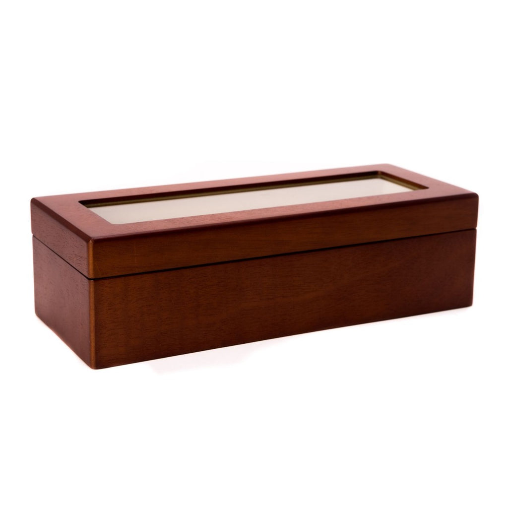Theo Four Watch Box, Brown