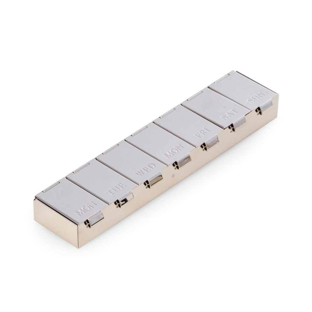 Zara chrome Pill Box