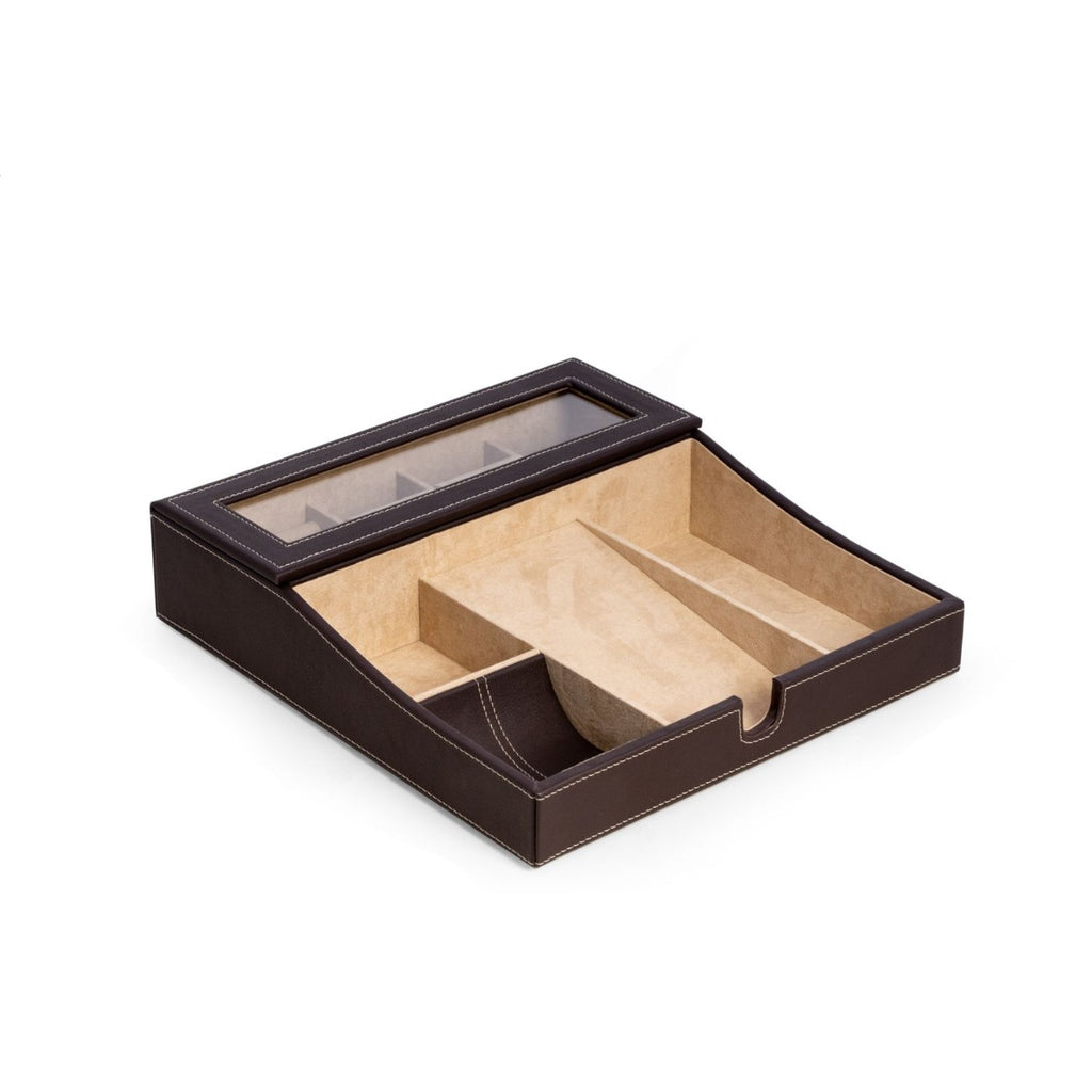 Alexander Brown Leather Valet