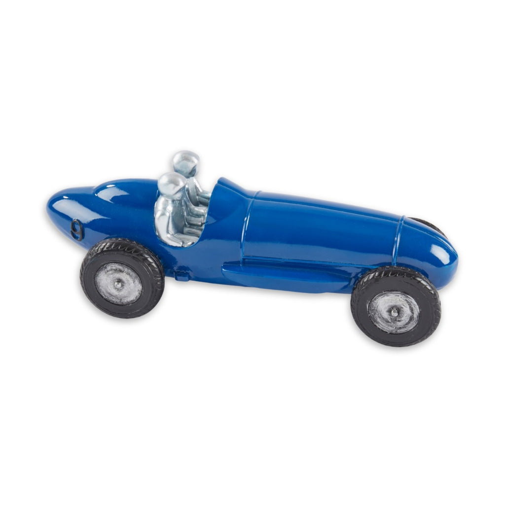 Fitzgerald Collectable Resin Race Car, Blue