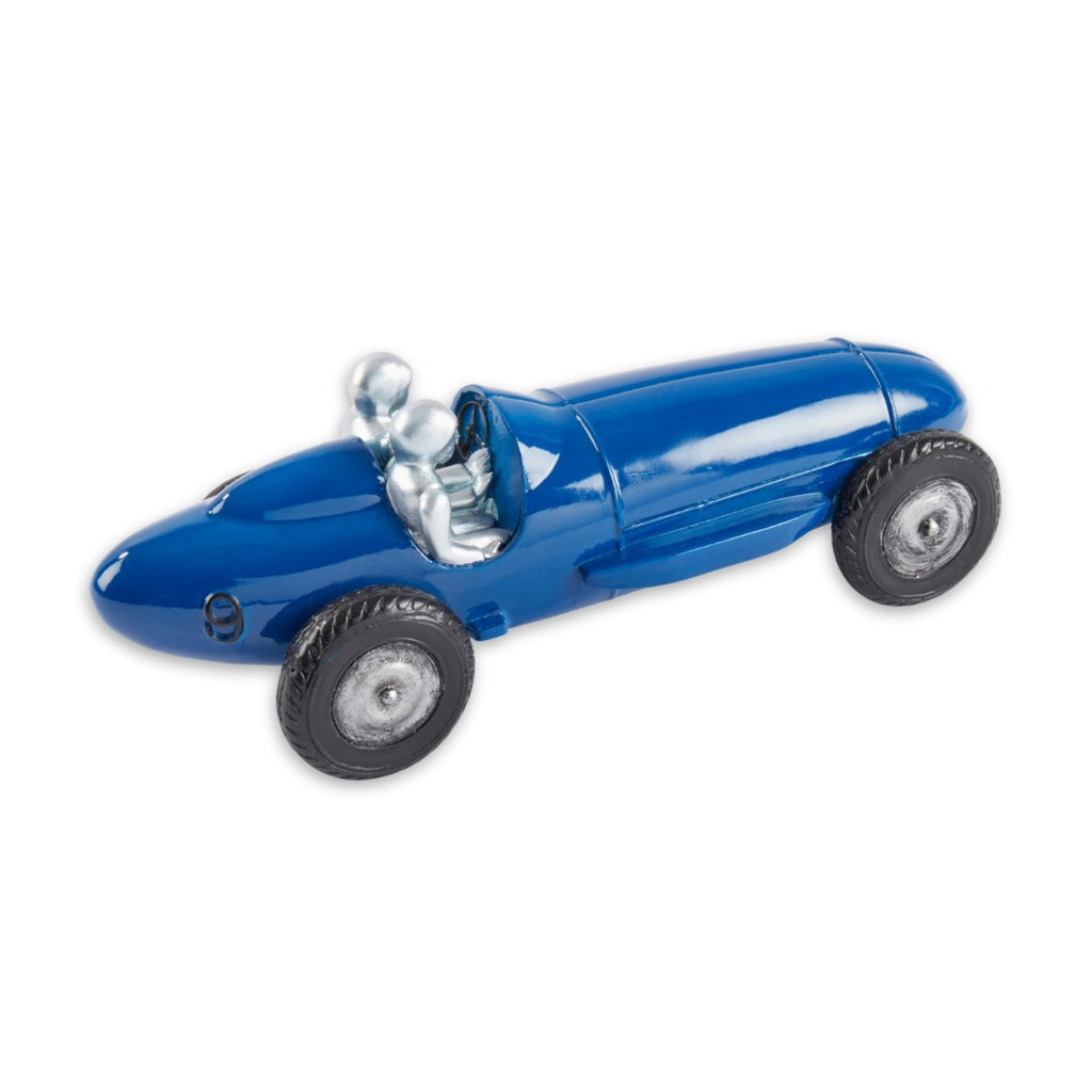 Fitzgerald Collectable Resin Race Car, Blue