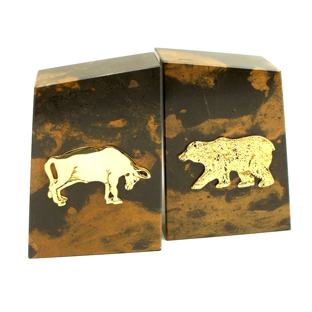 "Hermes" Tiger-Eye Bookend