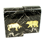 "Hermes" Zebra Bookend