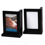 Kennedy Solid Wood Black Picture Frame Book End