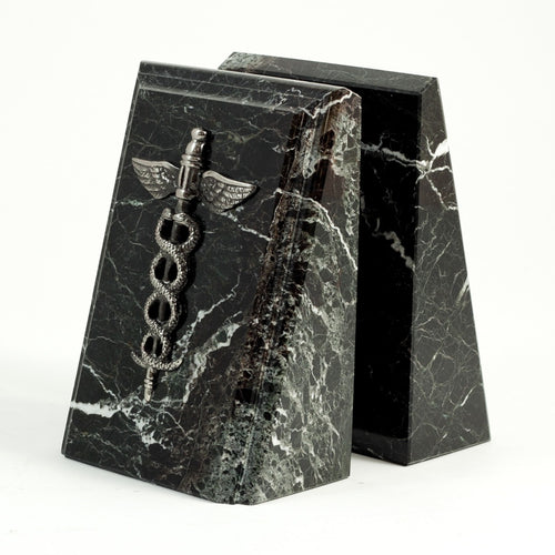 "Apollo" Zebra Bookend