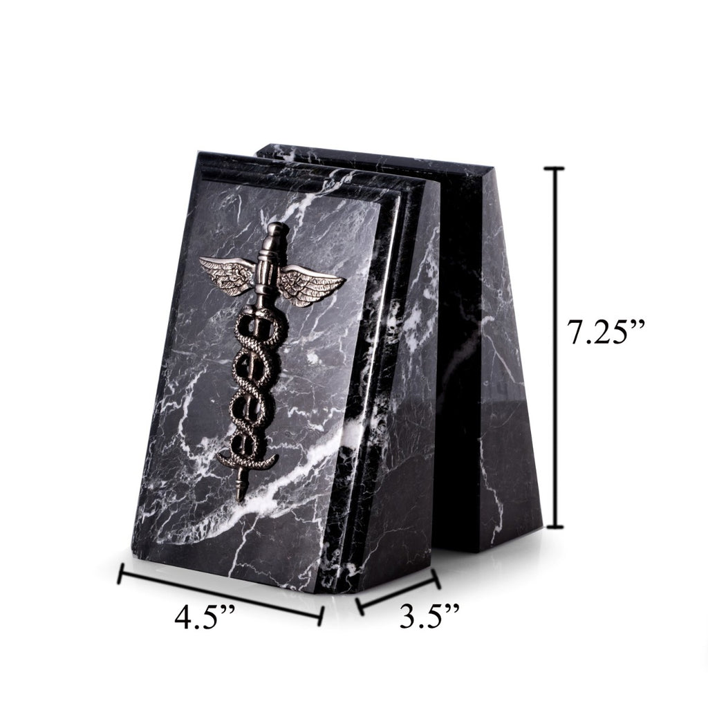 "Apollo" Zebra Bookend