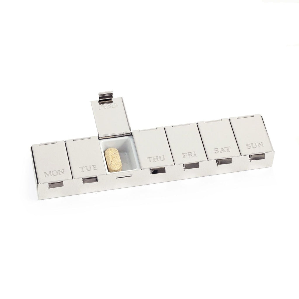 Zara chrome Pill Box