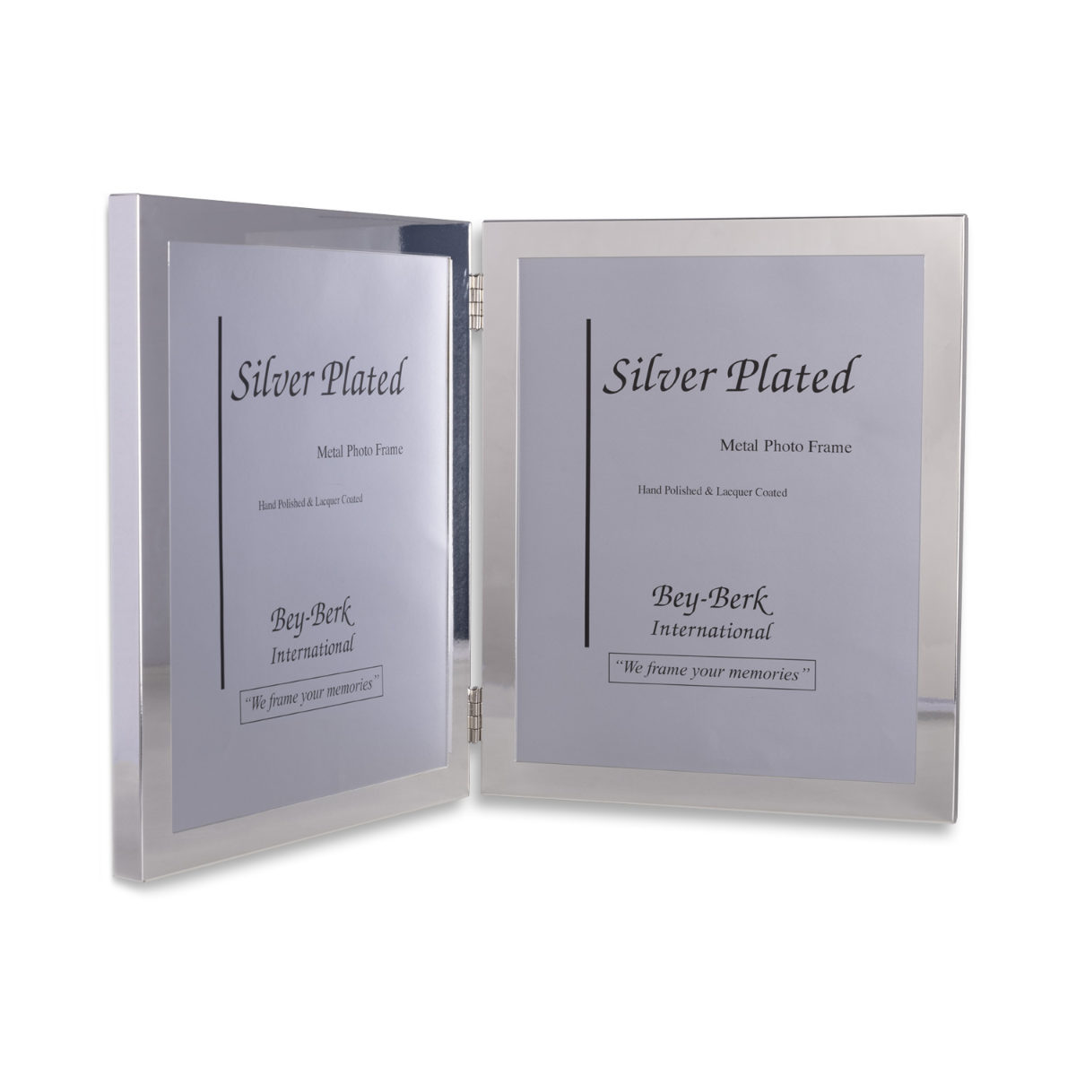 Clement Silver Plated Double 8"x10" Frame