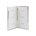 Silver Plated Collage Picture Frame Holds Six 4" x 6" Photos