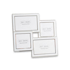 White Collage Picture Frame Holds Four 4" x 6" Photos