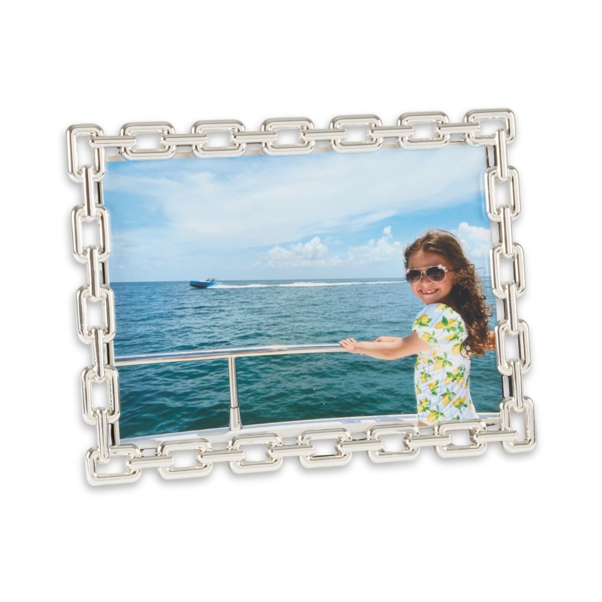 Silver Plated Link 4x6 Frame