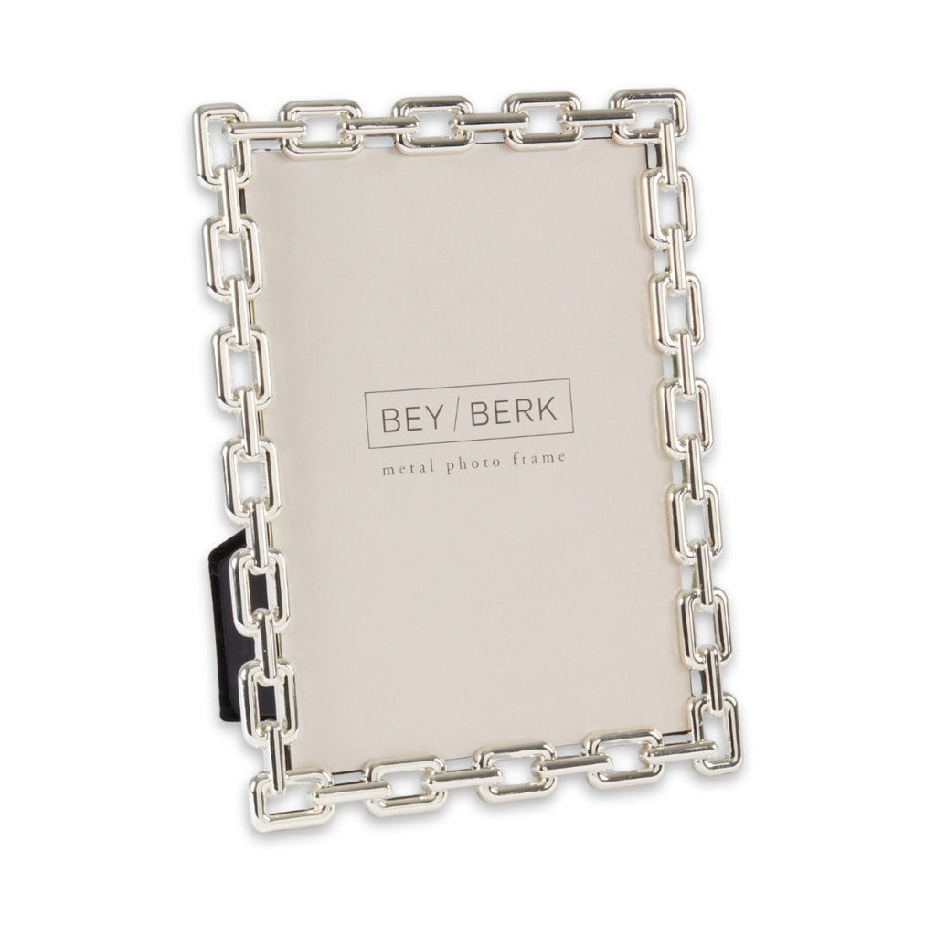 Silver Plated Link 5x7 Frame