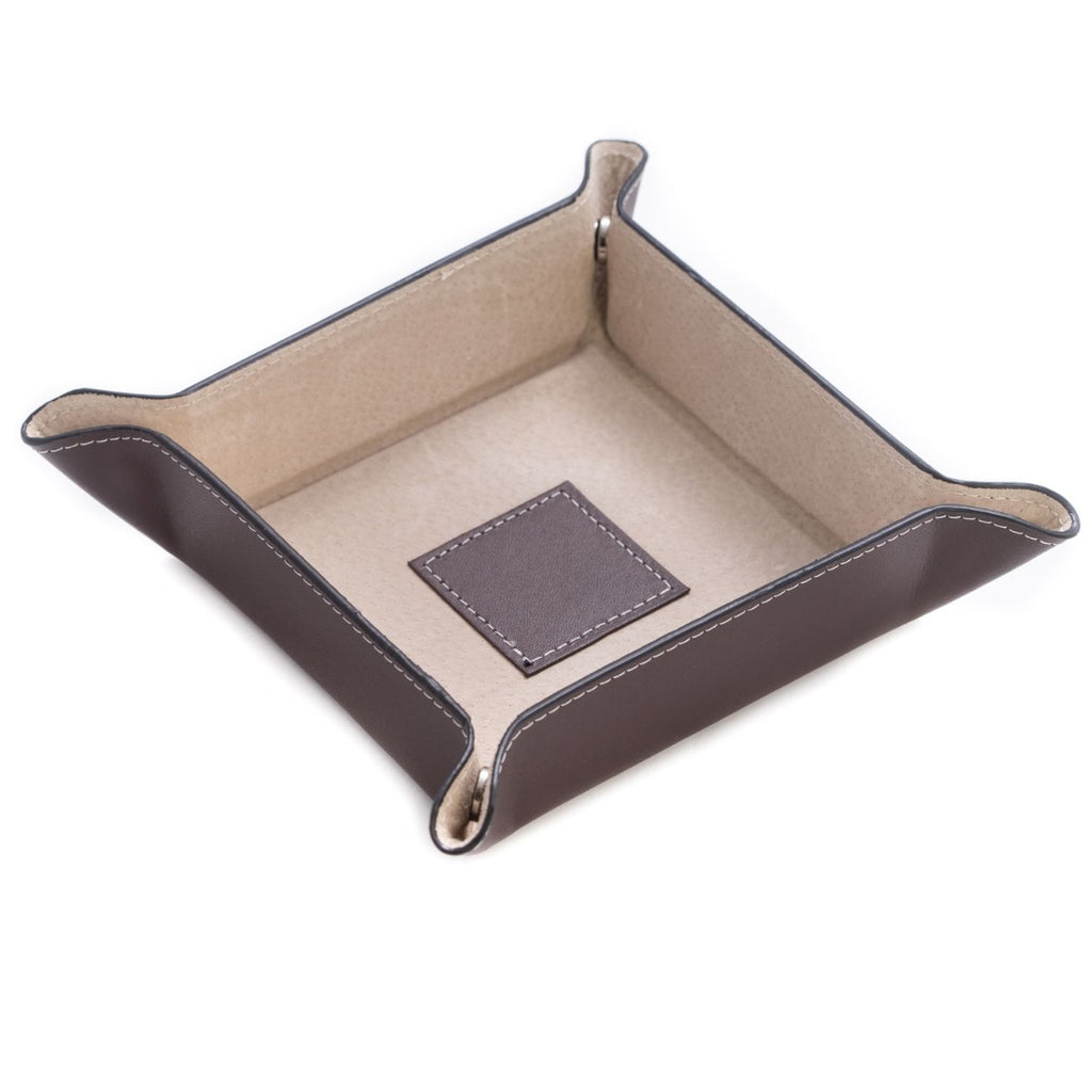 Violet leather snap valet