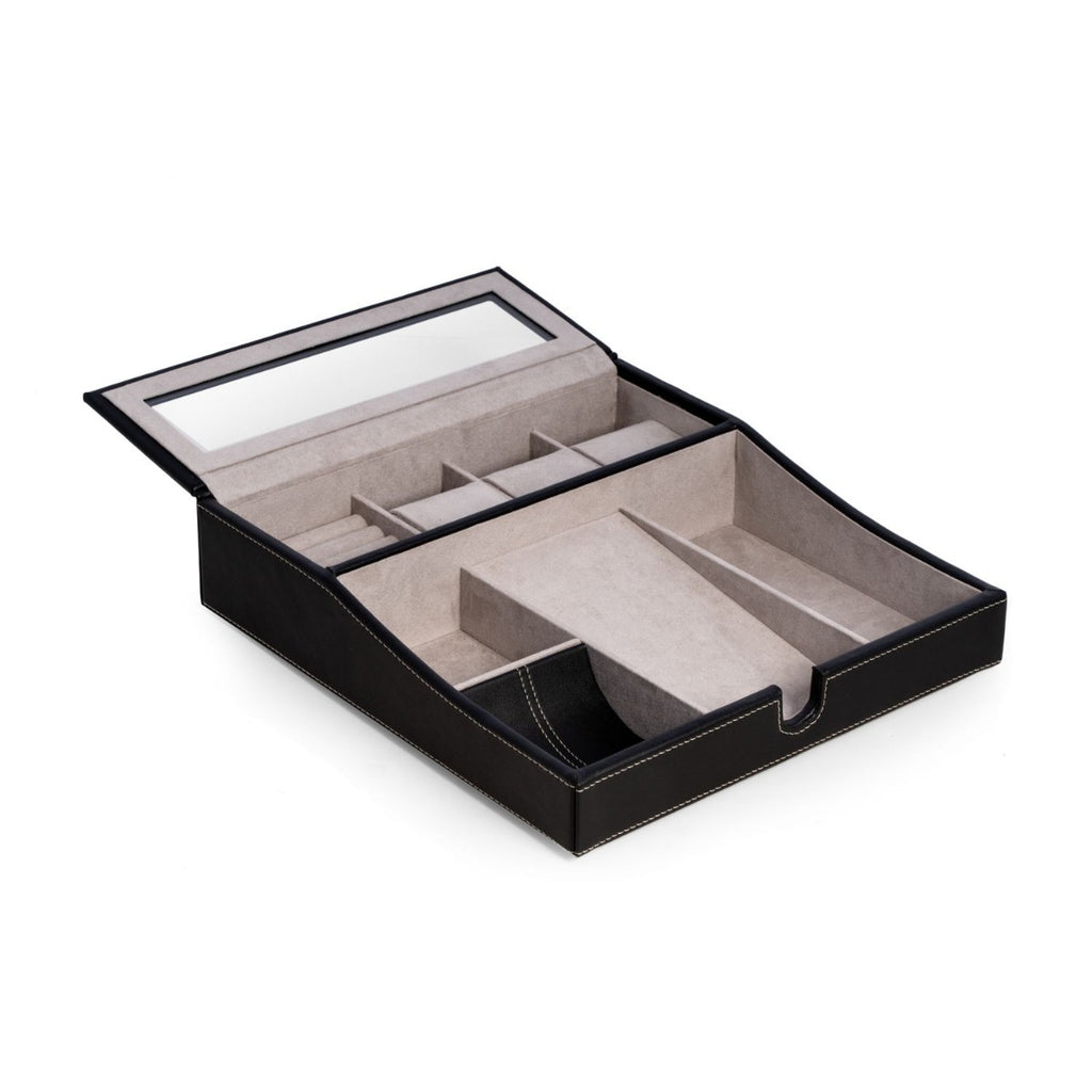 Alexander Black Leather Valet