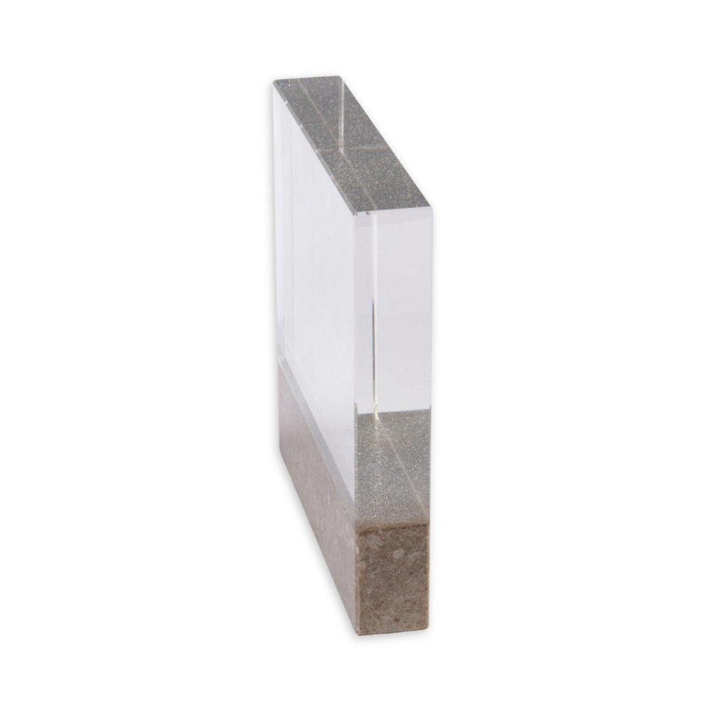 6" Crystal & Marble Trophy