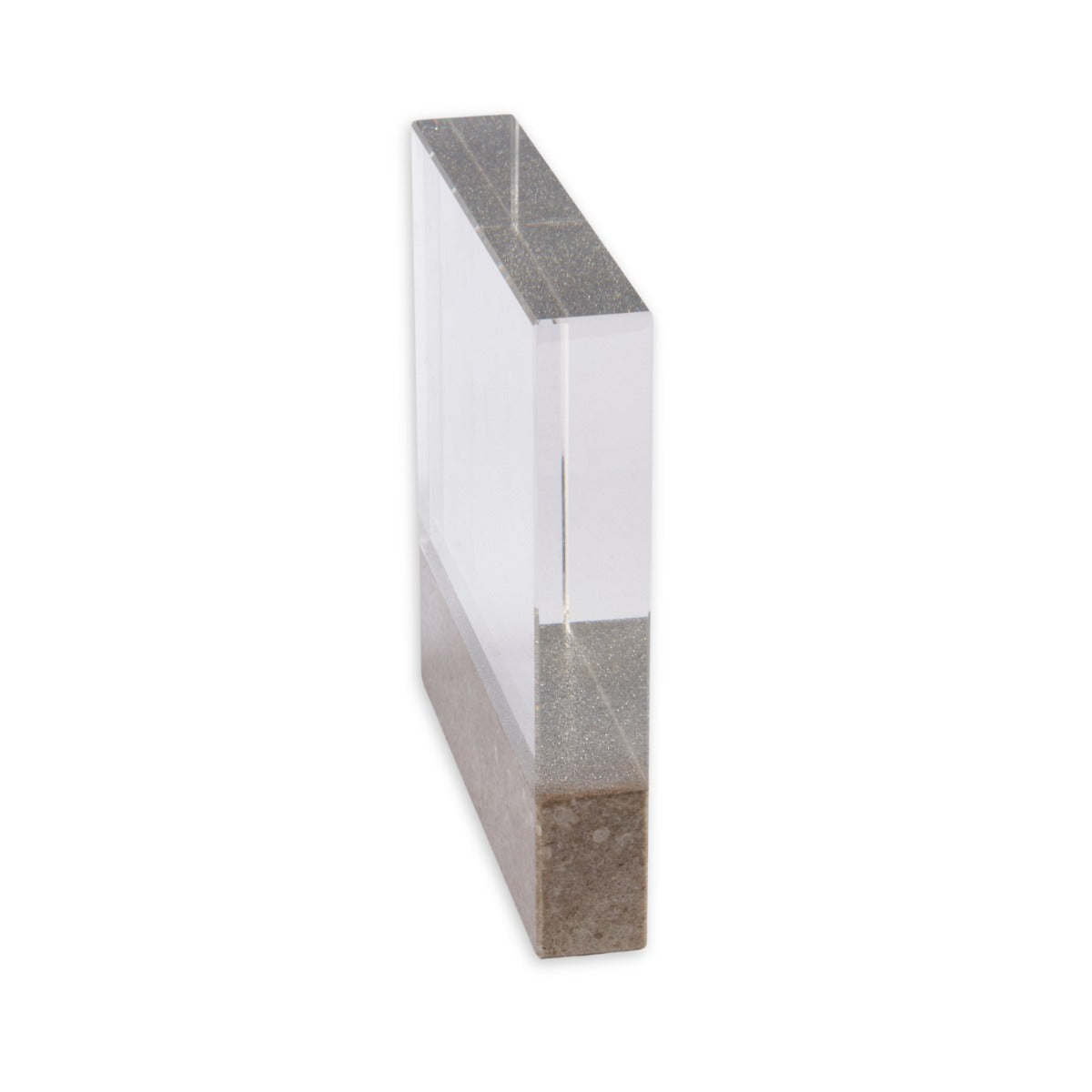 6" Crystal & Marble Trophy