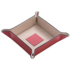 Violet leather snap valet