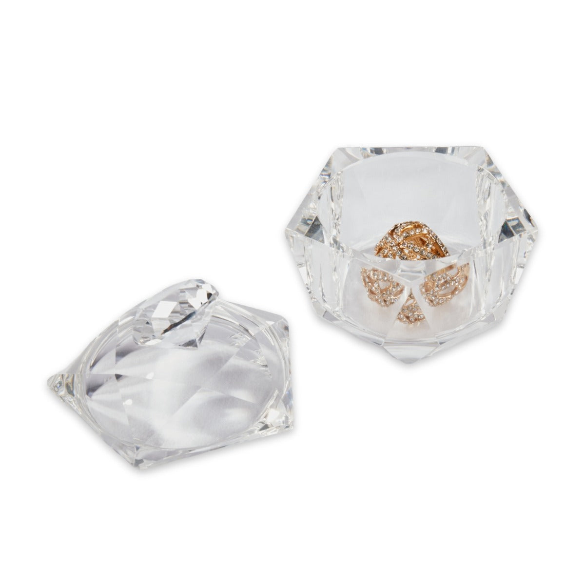 Amelia Trinket Holder, Clear