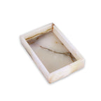 Ezra Onyx Genuine Marble Guest Towel Tray