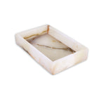 Ezra Onyx Genuine Marble Guest Towel Tray