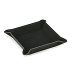 Black Leatherette Square Valet