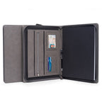 Portfolio with Zipper Closure in Grey