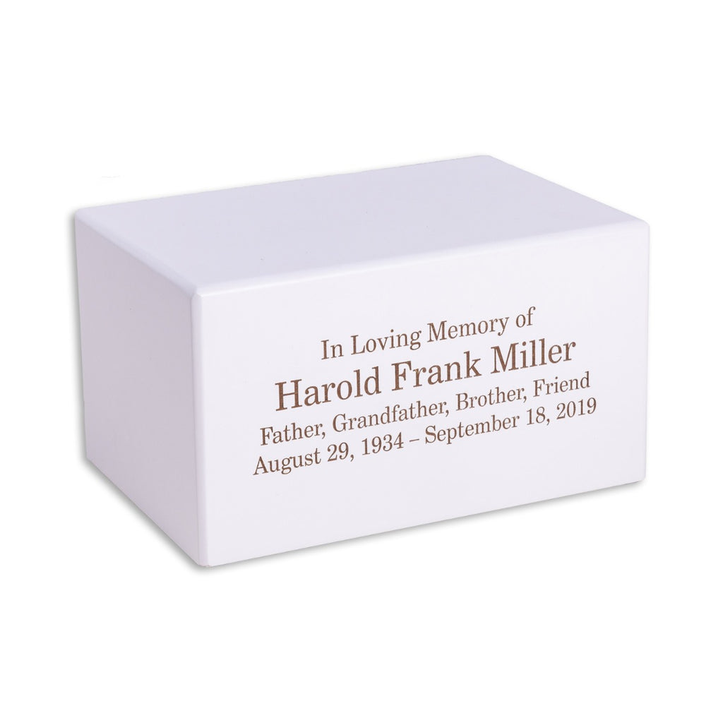 Deering Moments Wood Human Funeral Cremation Urn