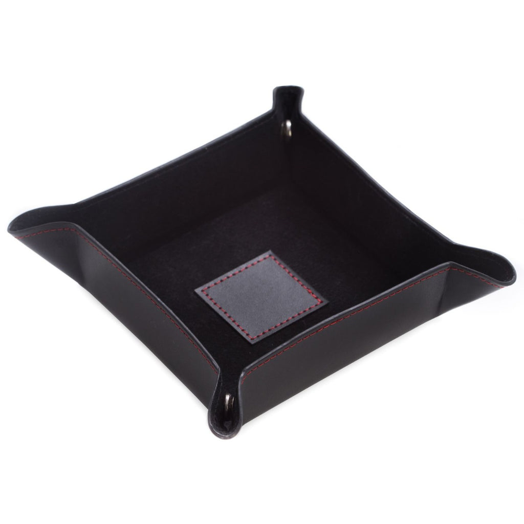 Violet leather snap valet