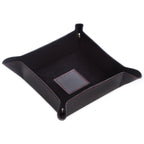 Violet leather snap valet