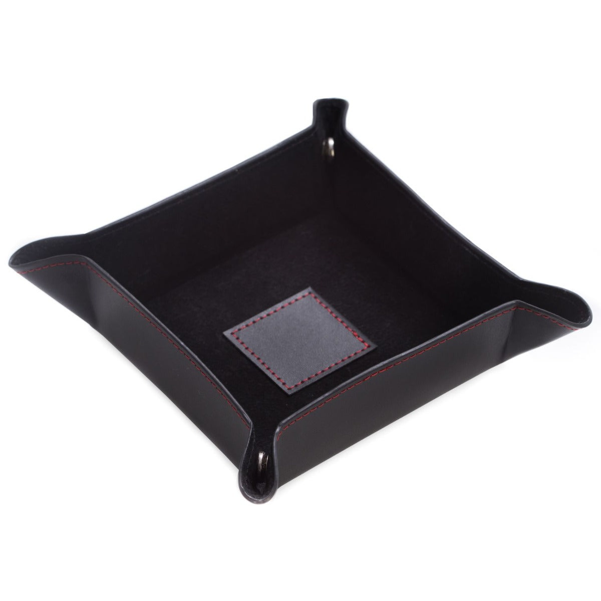 Violet leather snap valet