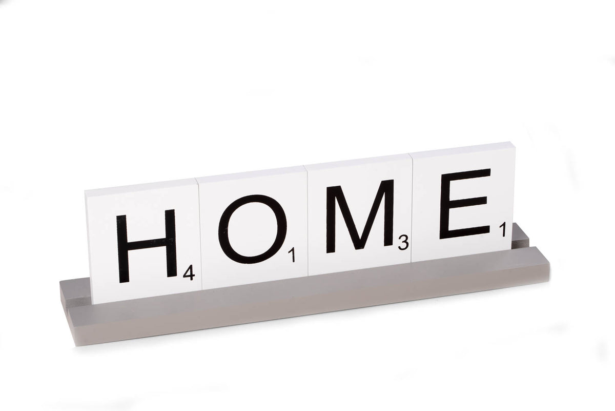 Serenity Home Letter Tile Sign