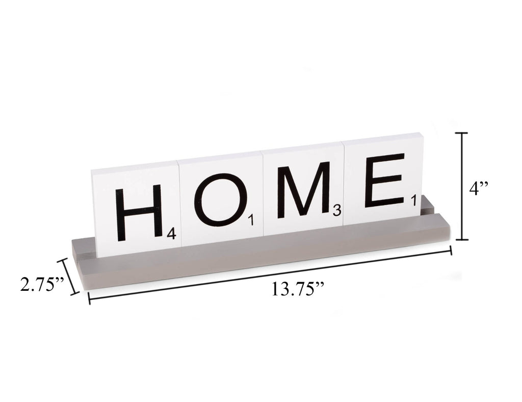 Serenity Home Letter Tile Sign