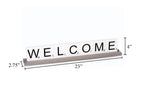 Serenity Welcome Letter Tile Sign