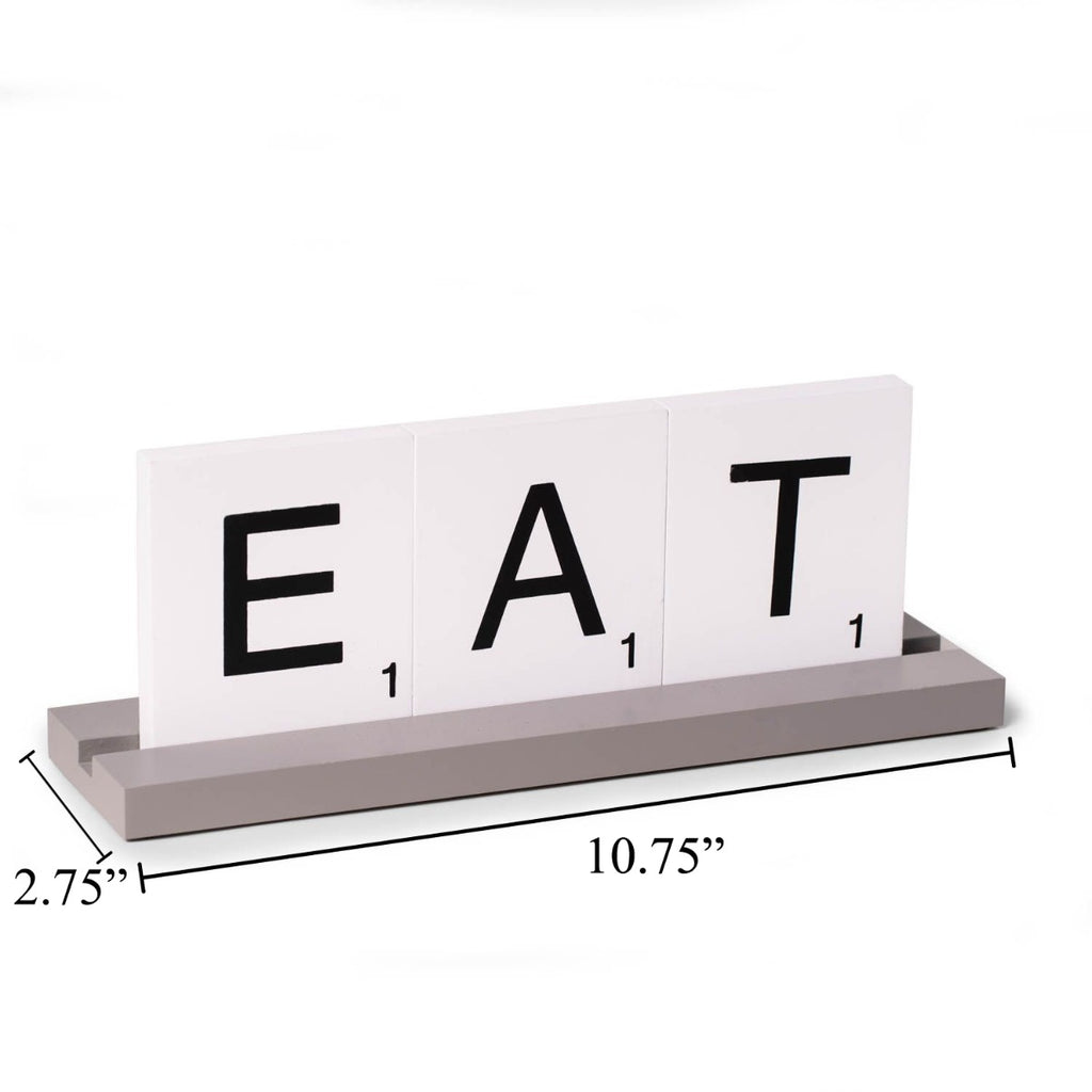 EAT Scrabble Design Sign